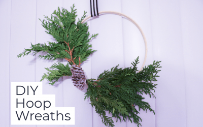 DIY Hoop Wreaths